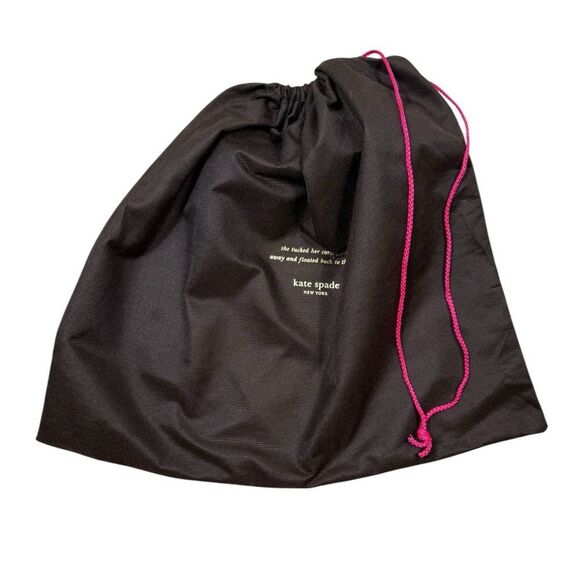 Kate Spade Brown Large Drawstring Dust Bag 19"x 17 - Picture 2 of 4